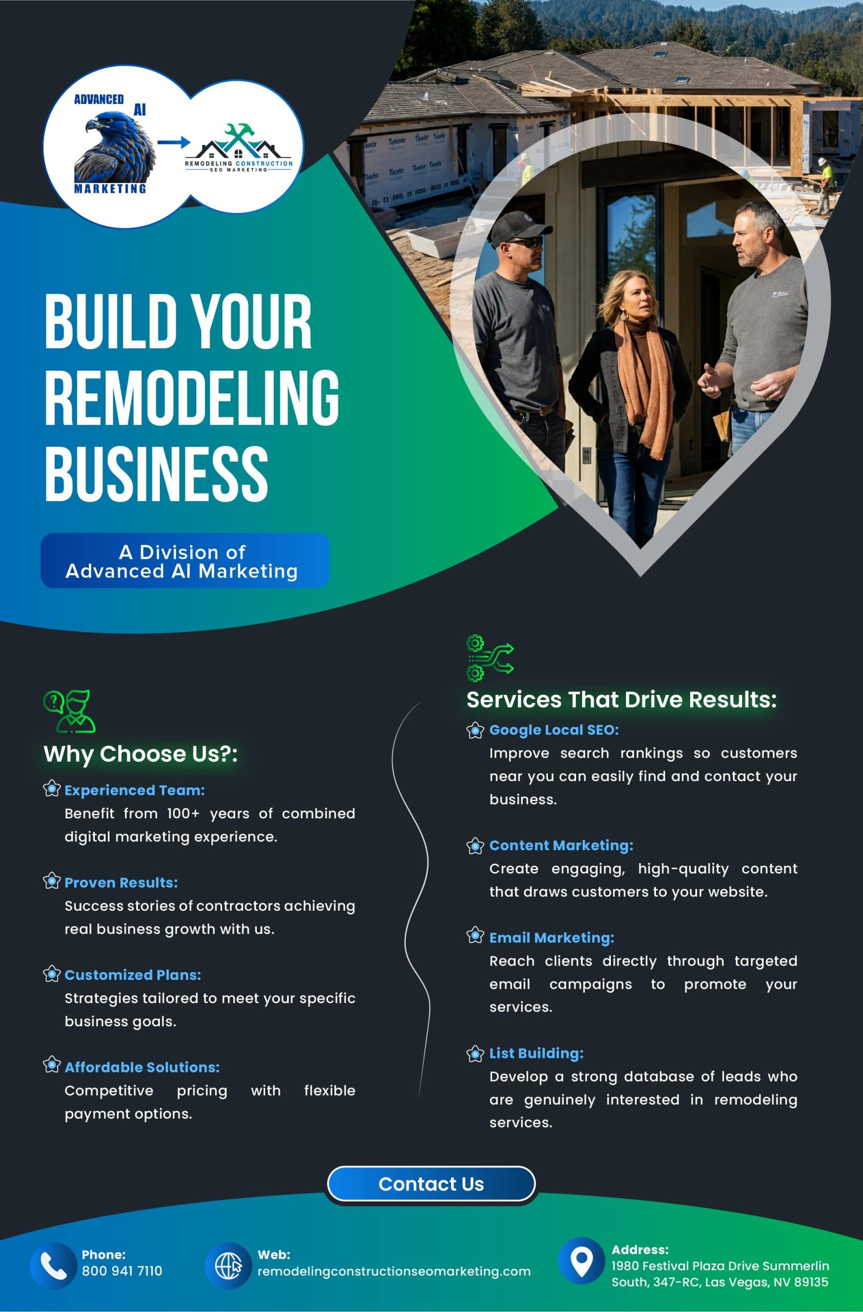 Remodeling Construction SEO Marketing